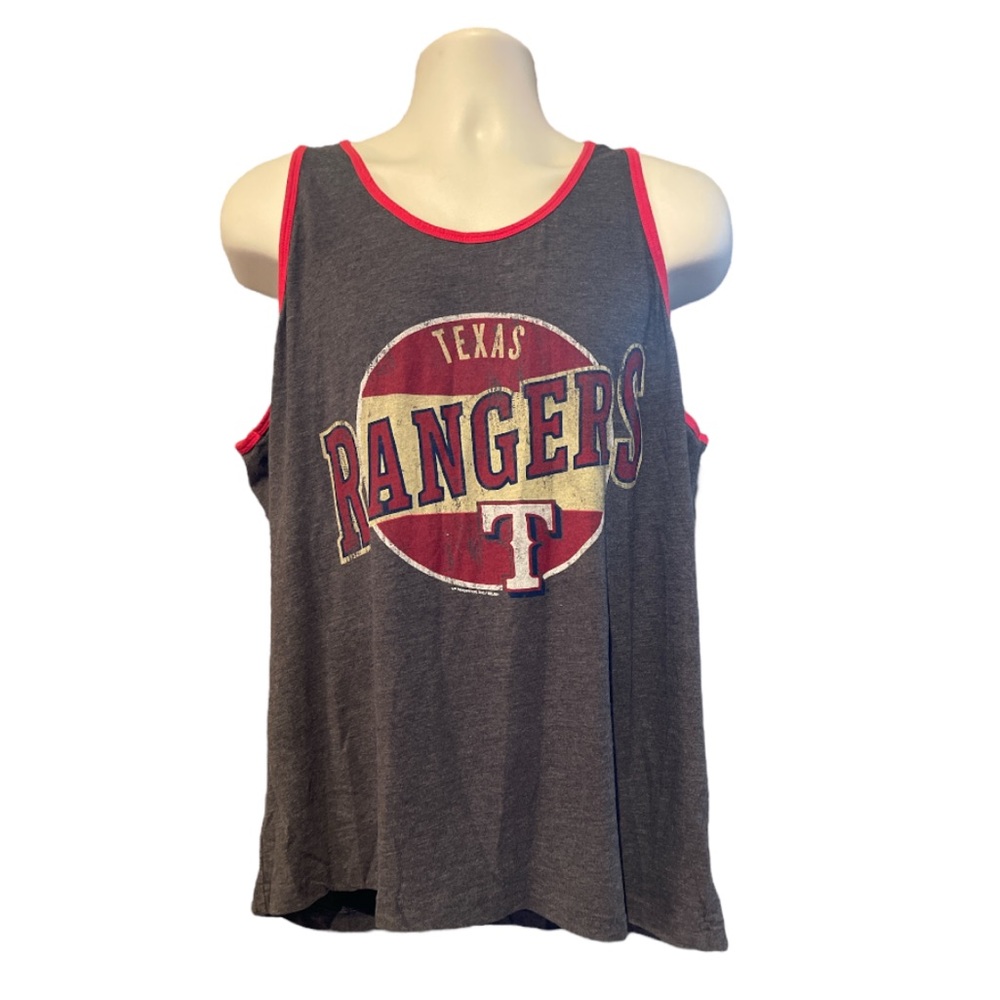 MLB Distressed Texas Rangers Tank
